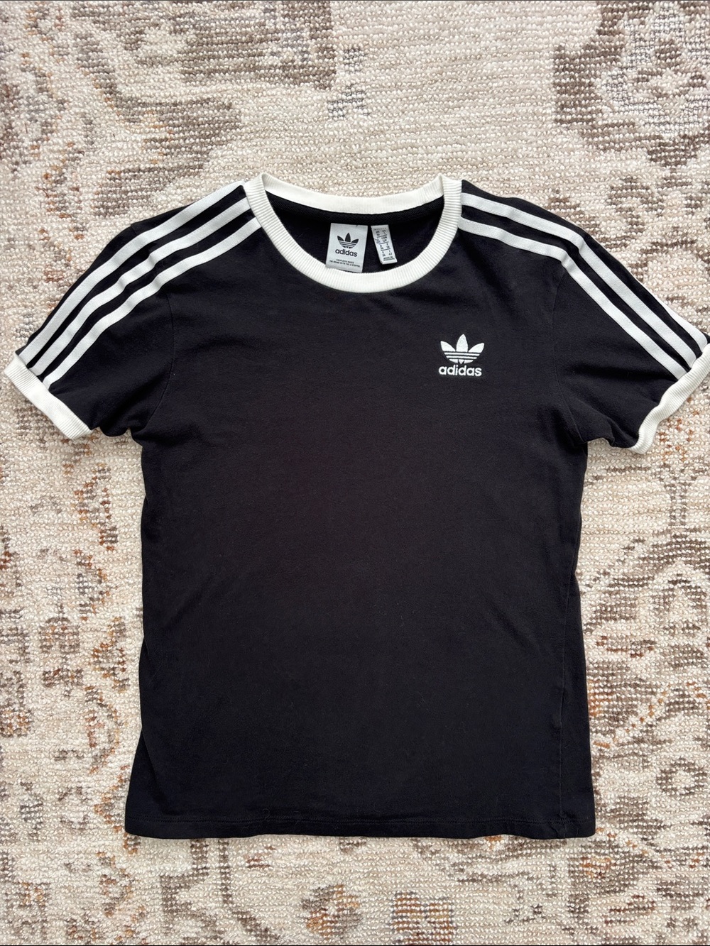 adidas Originals Black Short Sleeve Tee - Women’s Small